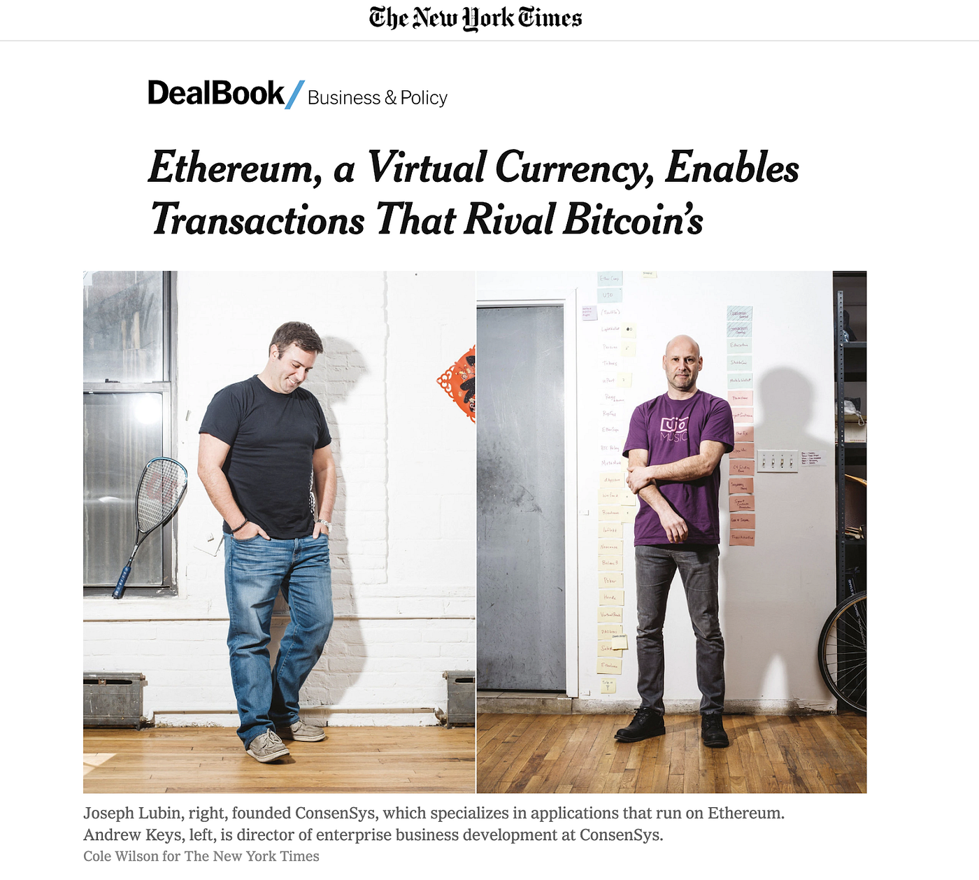 After 12 years of treading water at the intersection of finance and  technology, I found myself in… | by Andrew Keys | DARMA Capital | Medium