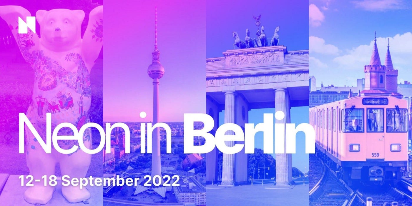 Neon Labs у Берліні: приєднуйтесь до нас у Dappcon та ETHBerlin