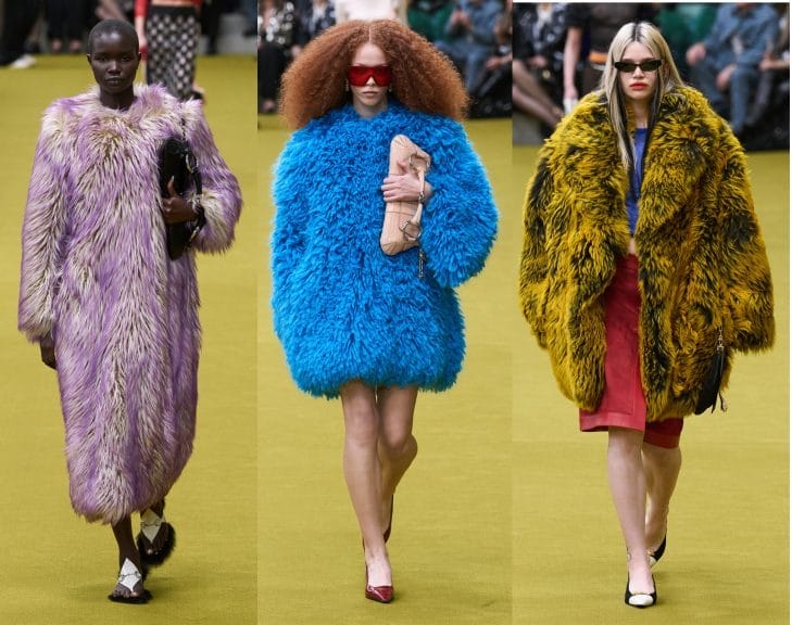 Fuzzy coat clearance trend