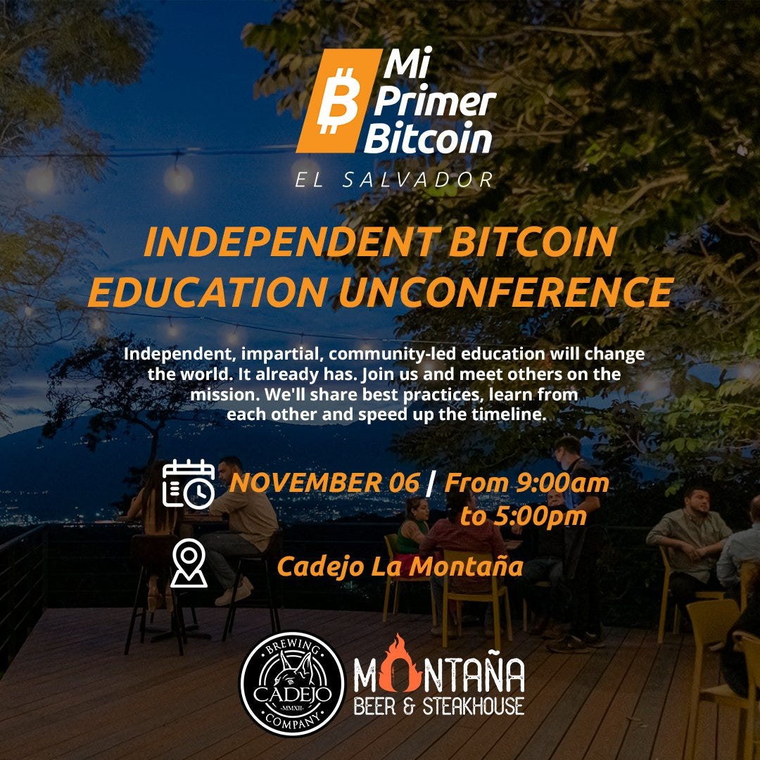 AB23 Schedule, Housekeeping and Side Events | by Adopting Bitcoin | Medium