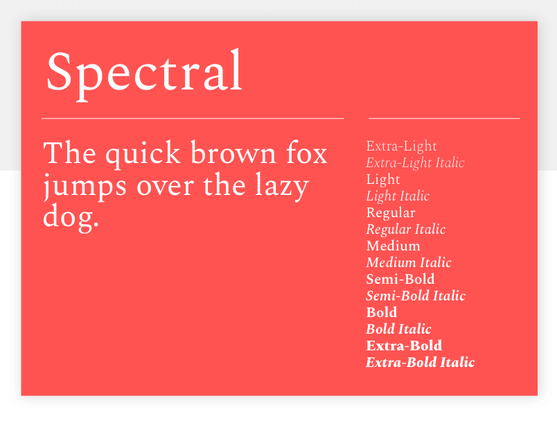 The best 15 Google Fonts for your website | by Justinmind | UX Planet