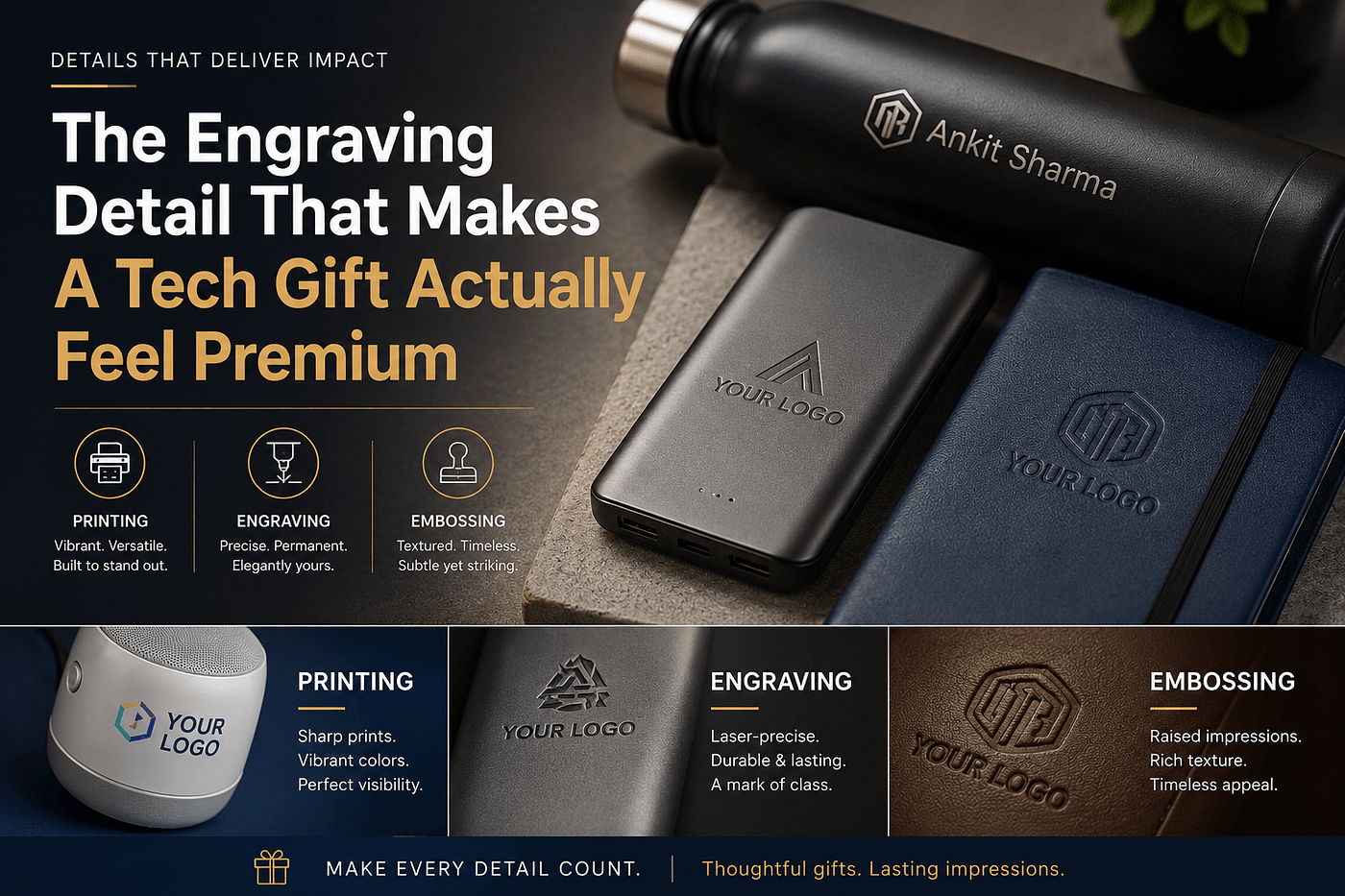 The Engraving Detail That Makes A Tech Gift Actually Feel Premium — Promotionalwears