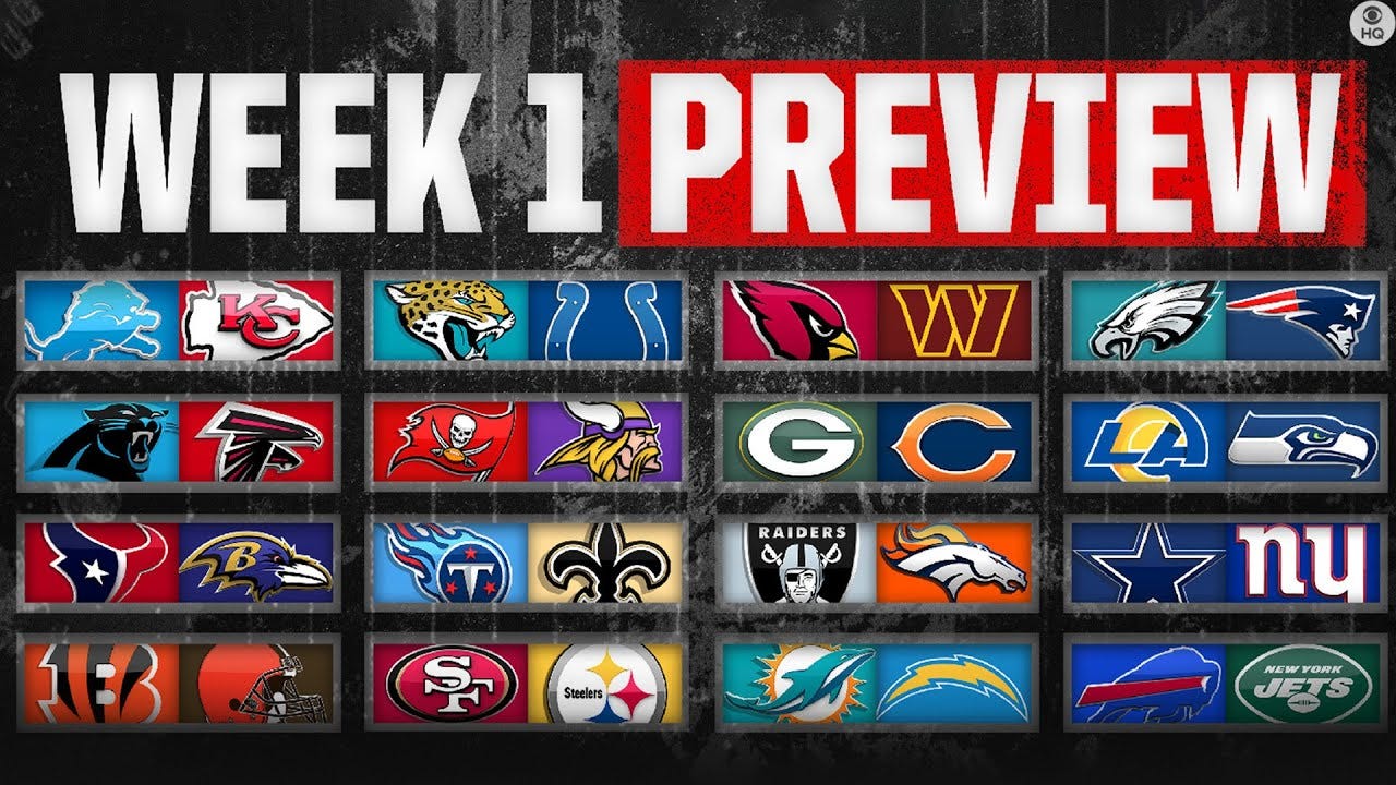 2023 NFL Week 1 Predictions 