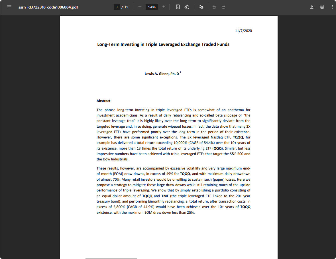 3x Leveraged ETF Strategy: 2,600% Return With 38% Drawdown (Trading  Strategy Rules) | by SetupAlpha | Medium