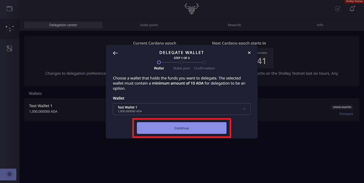 Staking and delegating for beginners — A step-by-step guide | by Cardano  Foundation | cardanorss | Medium
