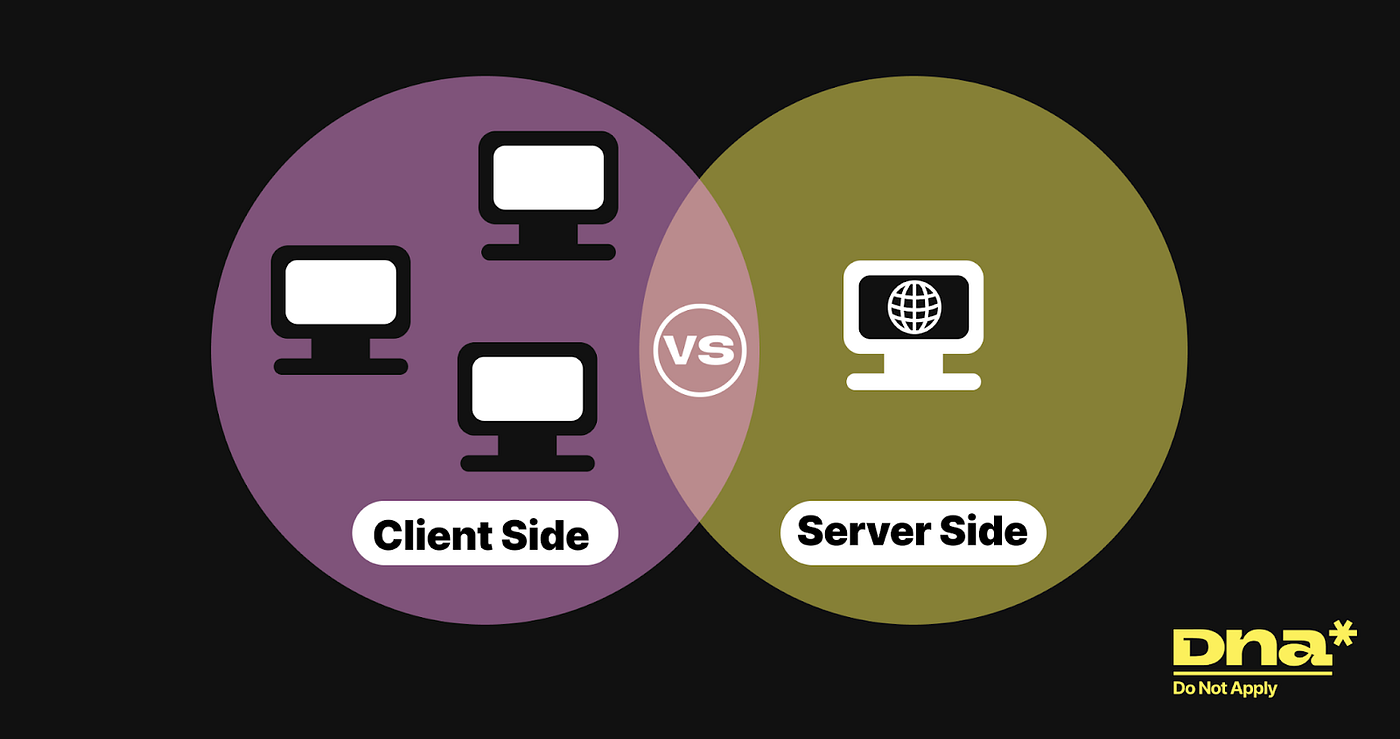 Client-side vs. Server-side: what's the difference? | by DoNotApply | Medium