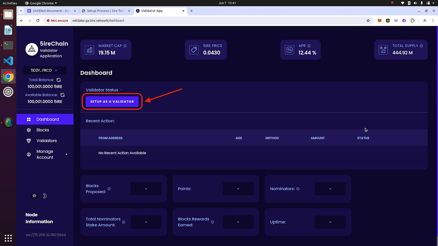 How to Run a 5ire Validator Node and Participate in the Network | by  5ireChain | Medium