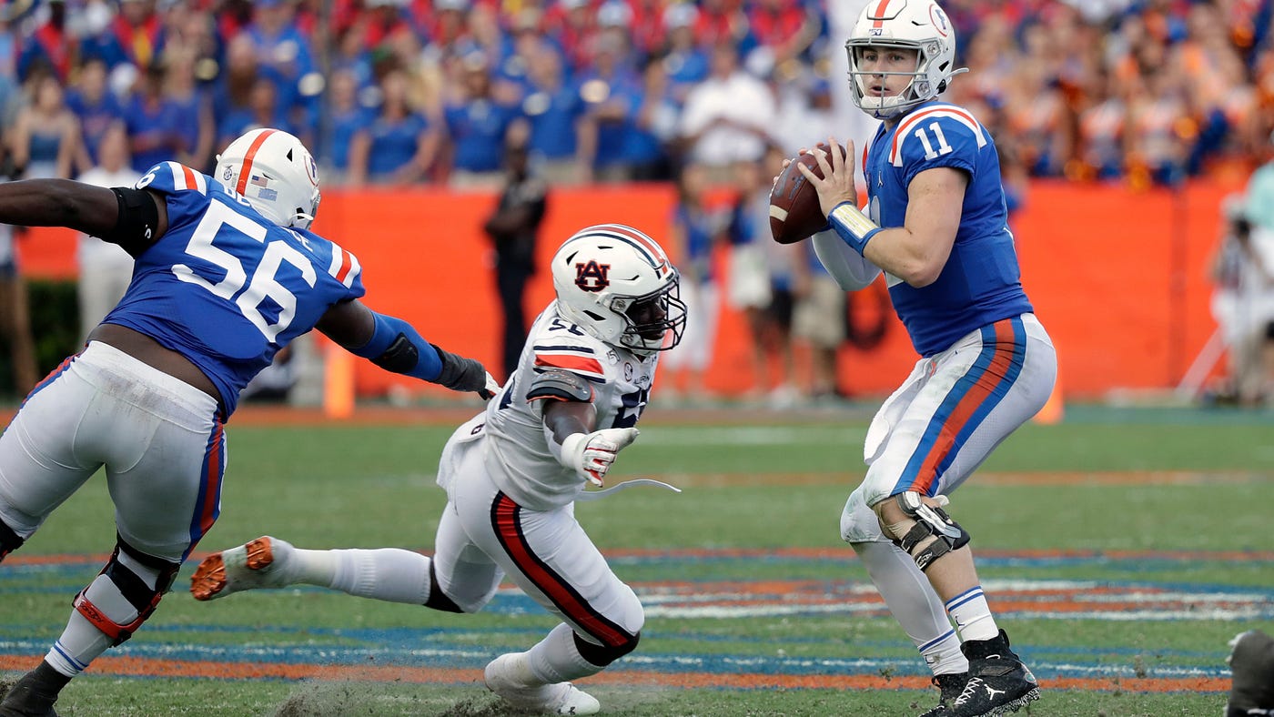 LOOK: Florida football wearing 1960s throwback uniforms as Gators host  Auburn