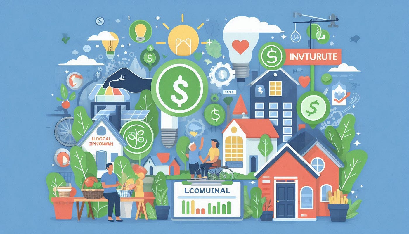 Comunity Investment for Local Economy | Source: Created uisng Microsoft Designer (Bing AI)