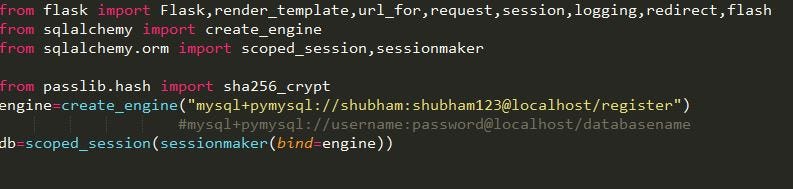 Flask SQLAlchemy Tutorial: Login System with Python | by Shubham | Medium