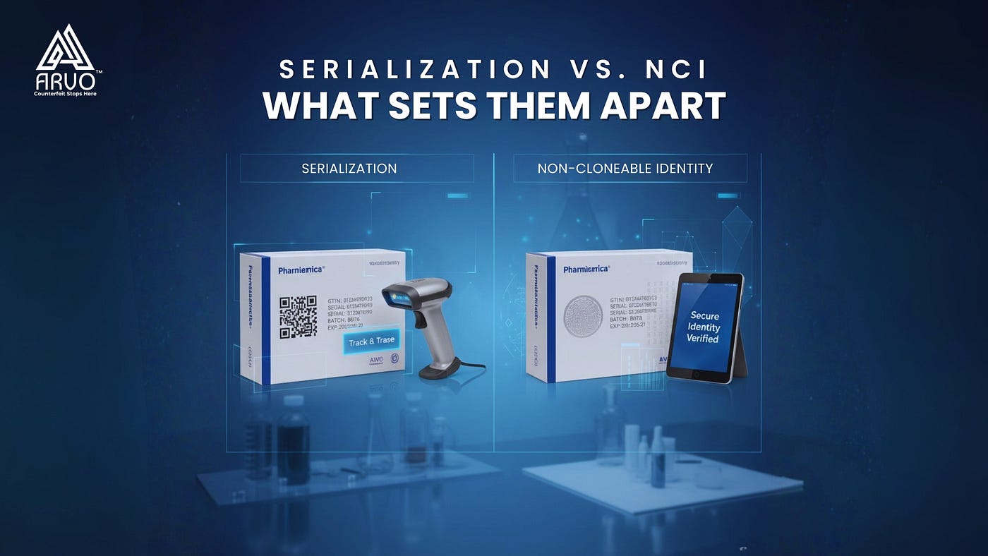 Pharma Serialisation vs. Non-Cloneable Identity: What’s the Difference? — ARVO
