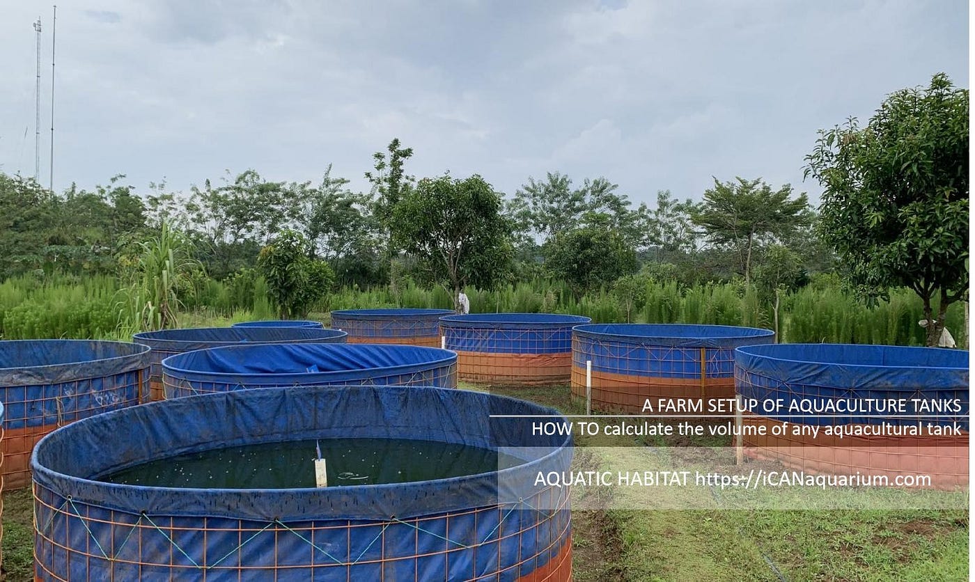 HOW TO calculate the volume of any aquacultural tank