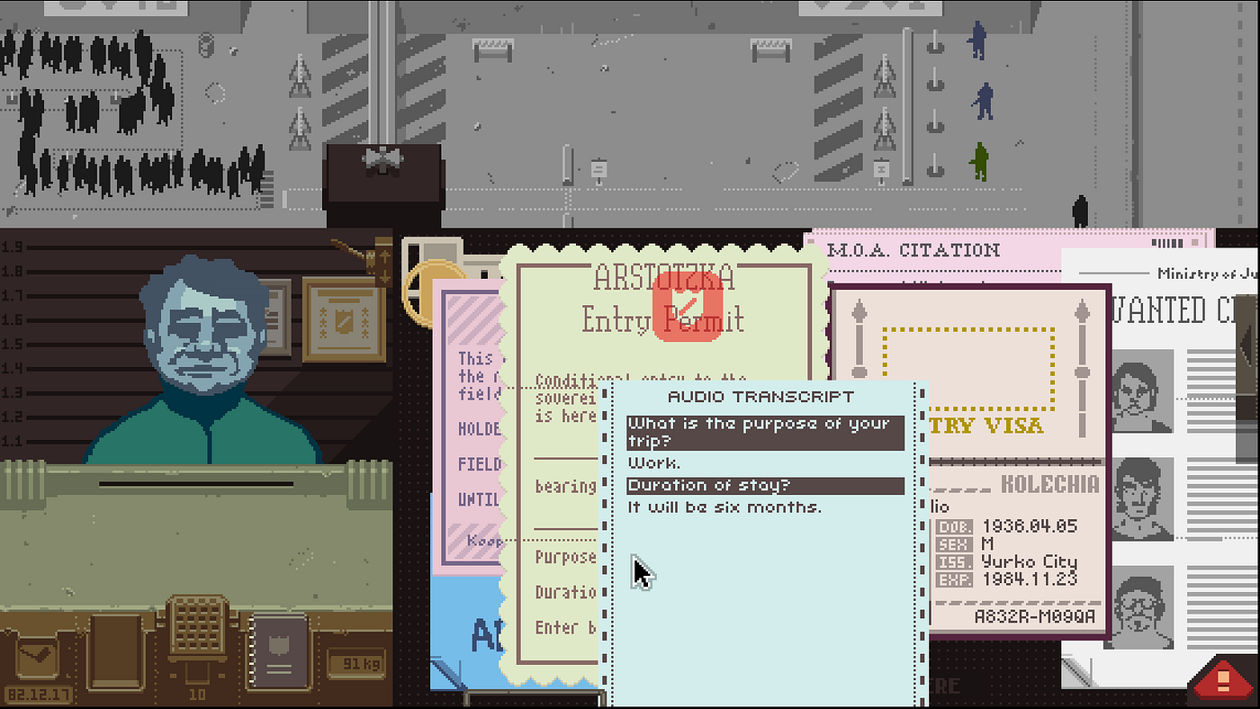 Papers, Please