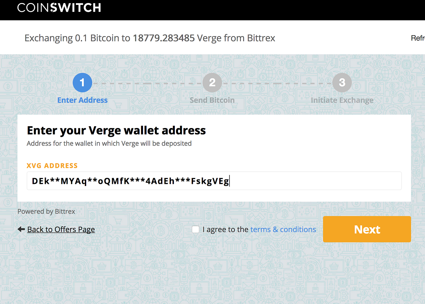 How to buy Verge (XVG) on CoinSwitch | by CoinSwitch | CoinSwitch | Medium
