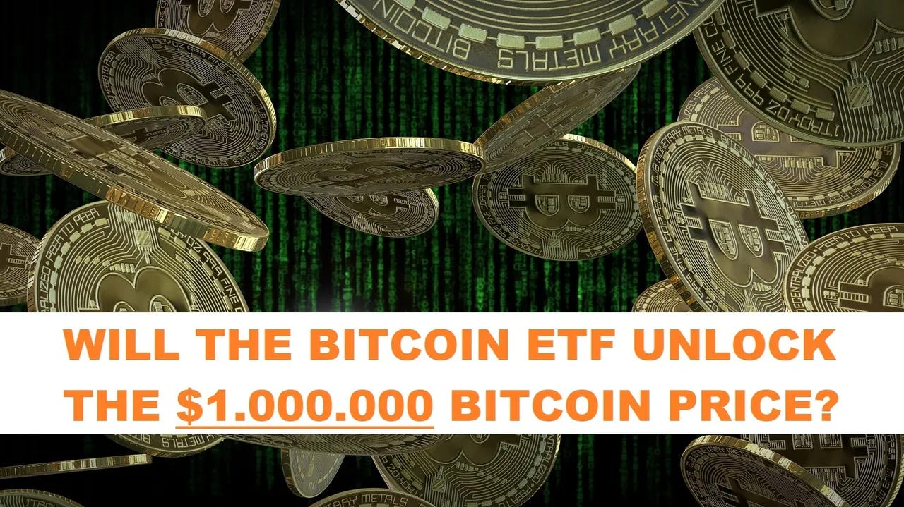 Bitcoin ETFs, are they the key that unlocks the $1.000.000 Bitcoin price? |  by Daniel Jensen | Coinmonks | Medium