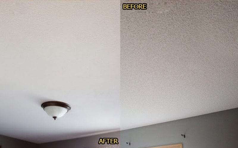 Installing pot lights in popcorn ceiling deals