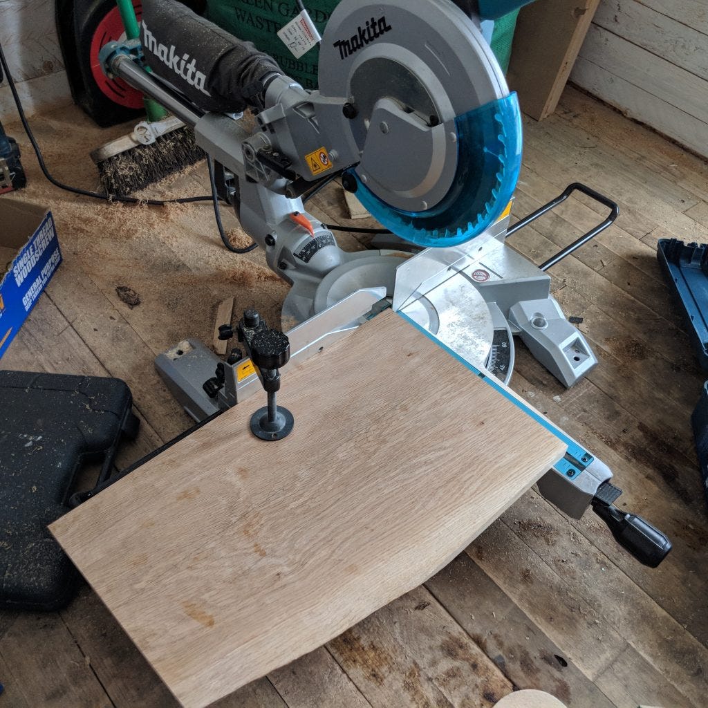 How to make an oak chopping board from scrap wood, by Michael Crinnion