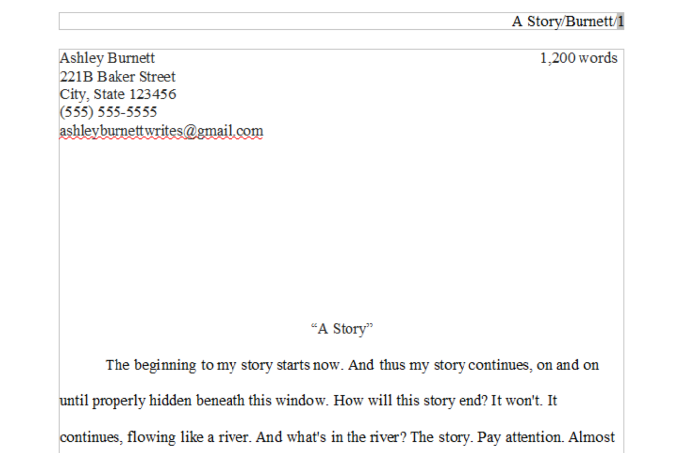 Getting Your First Short Story Published by Ashley Burnett