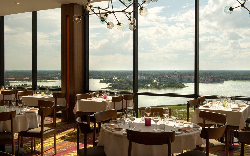 California Grill: restaurante com vista para o show de fogos