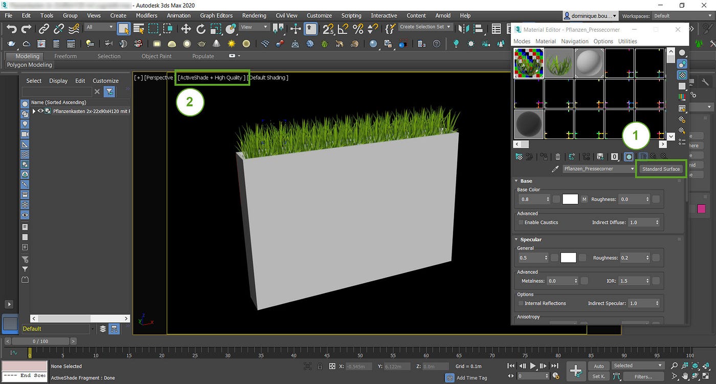 Transparency for Opacity maps using Arnold Standard Surface shaders does not work in the Viewport in 3ds Max by Super Renders Farm |