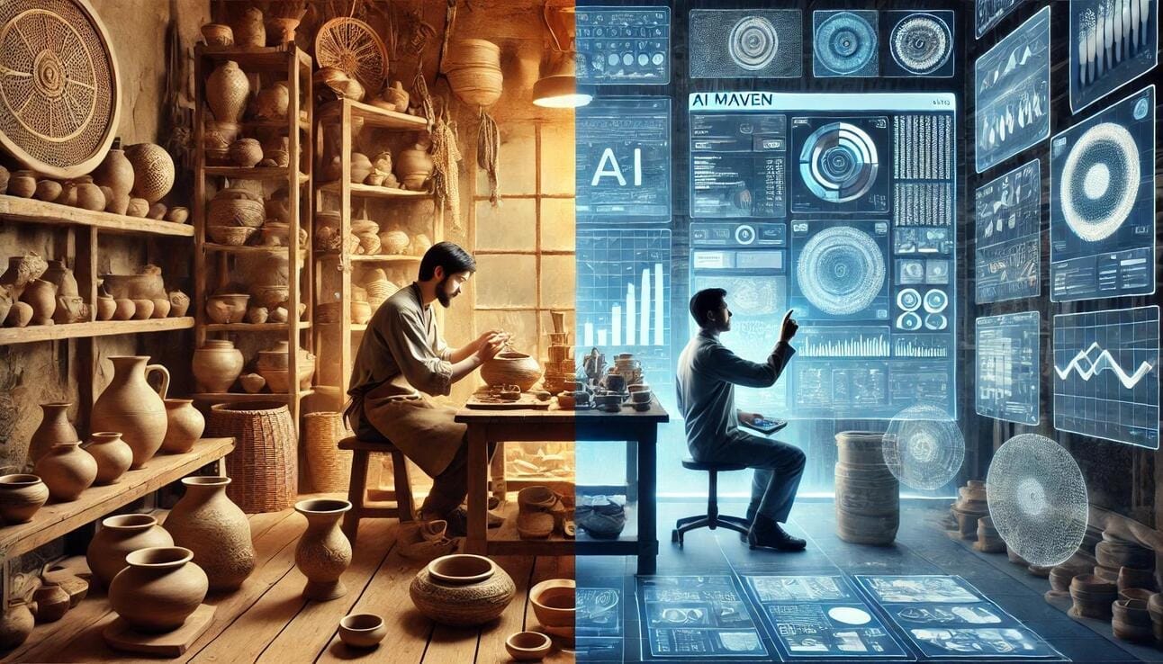 Artisan vs. AI Maven: Crafting a Balance in the Digital Age | by Dr. David  Ragland, DBA, MS | Medium