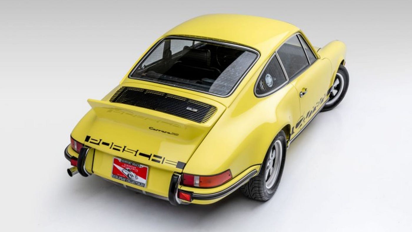 Well-Preserved 1973 Porsche 911 Carrera RS Makes For A Great Investment |  by Sam Maven | Motorious | Medium