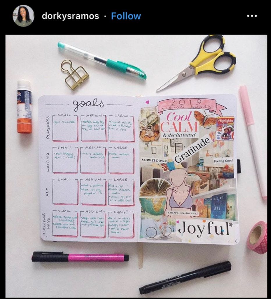 Bullet Journal Vision Journal (Create a Journal Vision Board for 2023)