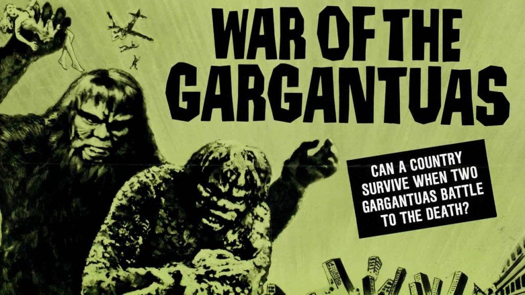 War Of The Gargantuas Poster