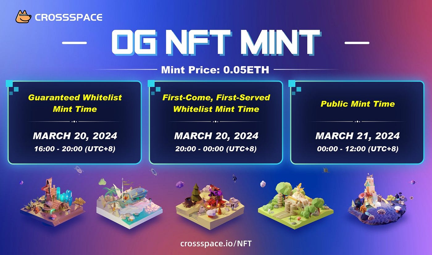 CrossSpace OG NFT Minting Guide (constantly updating) | by CrossSpace |  Medium
