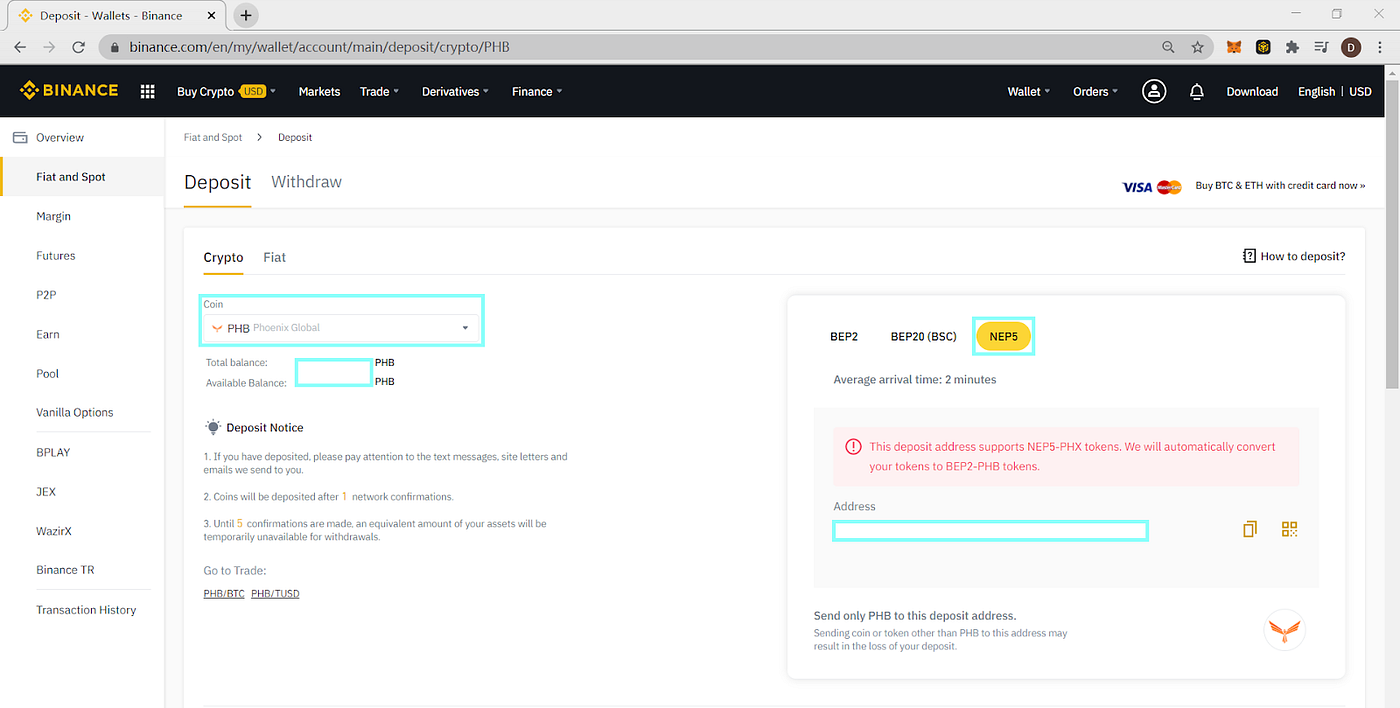 Swap Guide: PHX (NEP5), PHB (BEP2) and PHB (BEP20) | by Phoenix | Medium