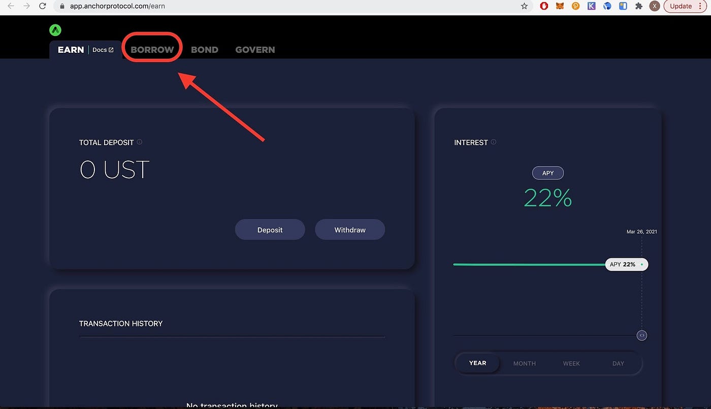 Tutorial of the Month — Anchor Protocol | by Xavier Meegan | Chorus One |  Medium