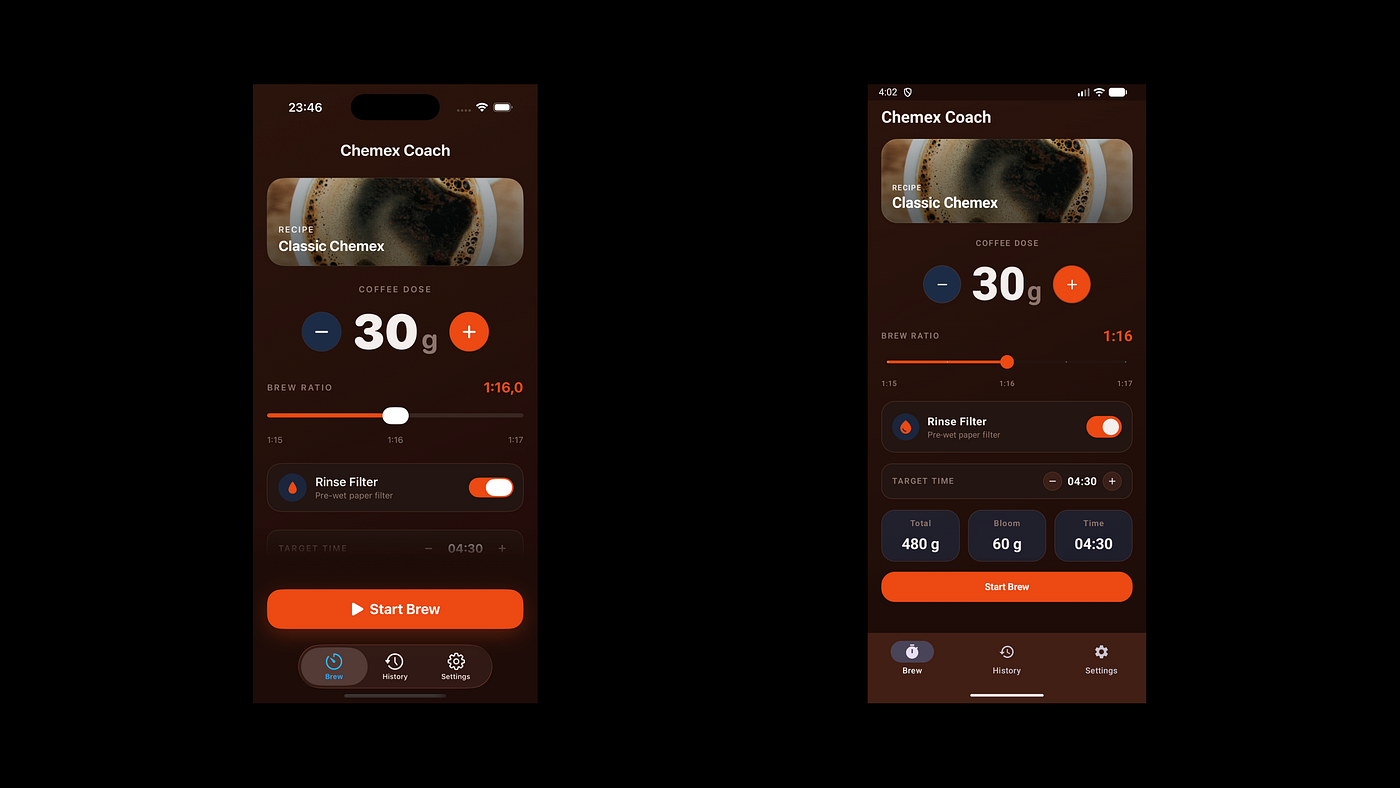 iOS Brew Setup · Android Brew Setup