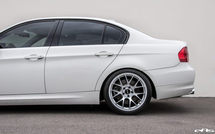 Alpine White BMW E90 335i Gets A Set Of Aftermarket Wheels | by