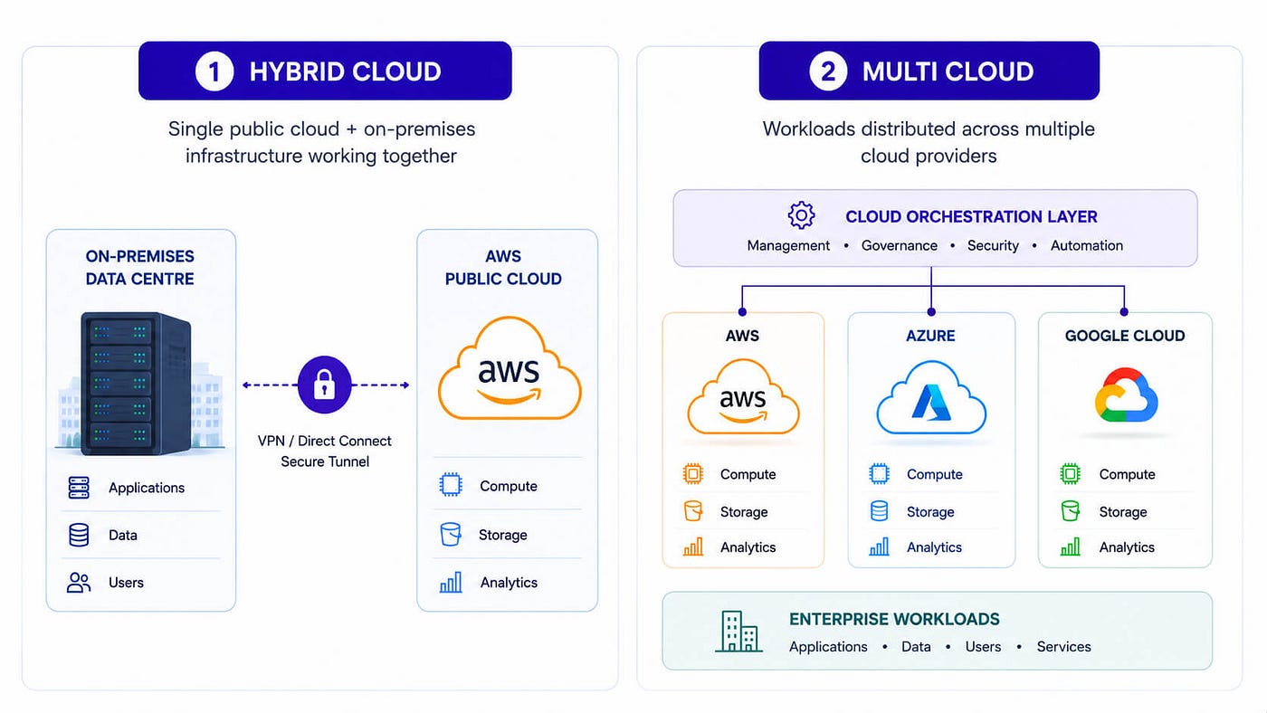 Hybrid Cloud vs. Multi-Cloud: Key Differences Every Business Should Know