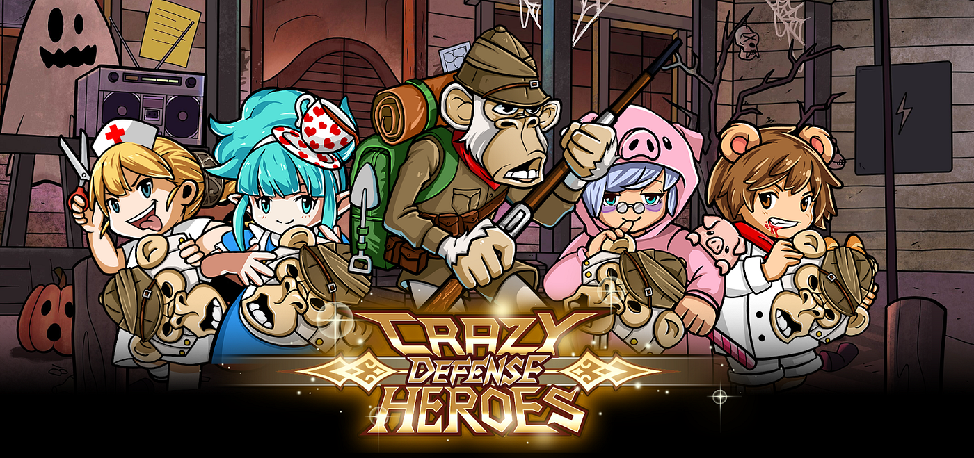 Introducing the 2022 Crazy Defense Heroes Halloween Invasion