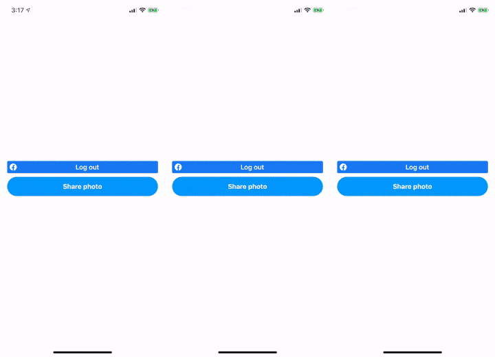 Facebook Login with another account from iOS app - Stack Overflow