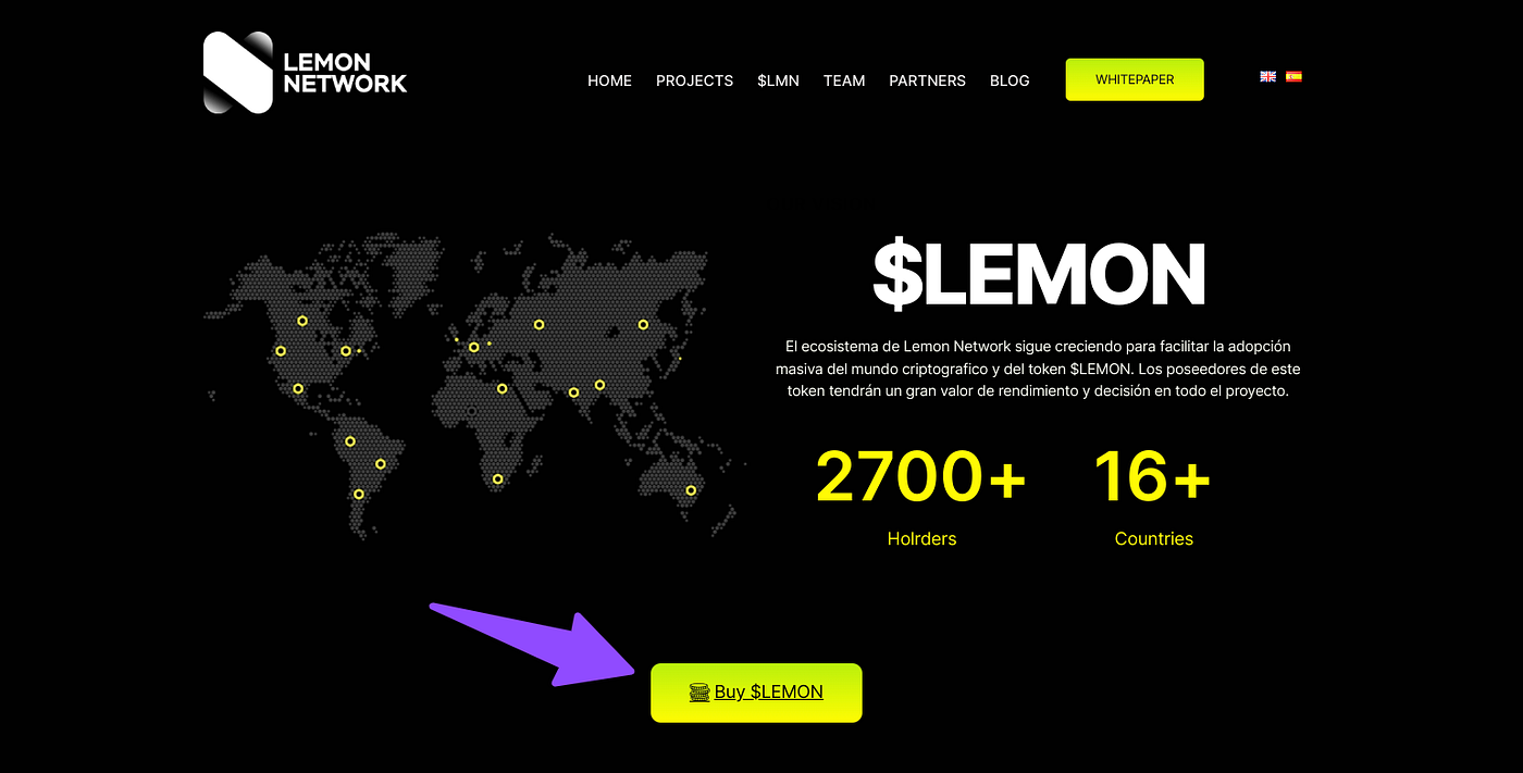Cómo comprar el nuevo token $LEMON | by Lemon Network Group | Medium