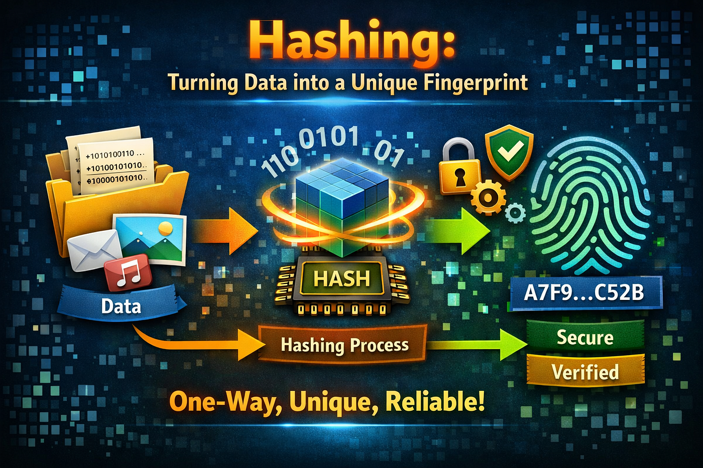 Hashing Explained: How Data Becomes a Digital Fingerprint