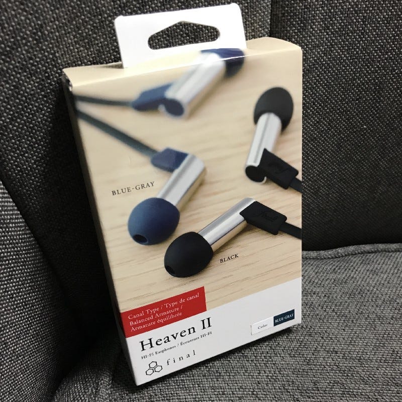 イヤホン final Heaven II Blue Gray final Heaven II FI-HE2BBG [BLUE-GRAY] 価格比較 - 価格.com