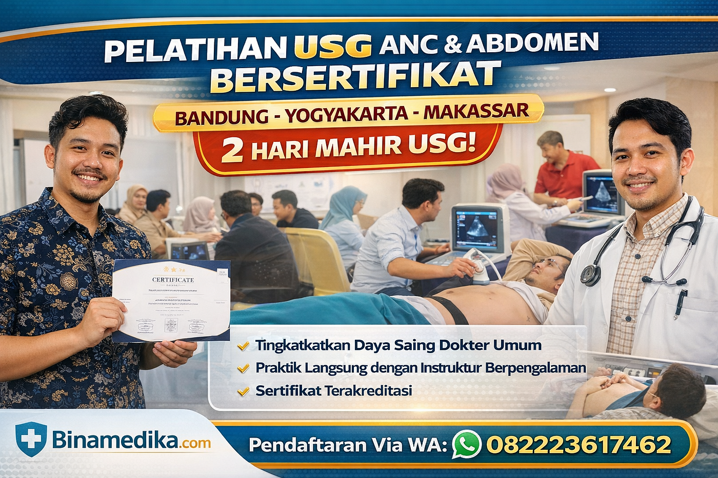 Optimalisasi Deteksi Dini Penyakit Abdomen Dan Pemantauan Rutin ANC | Pelatihan USG Dokter Layanan…