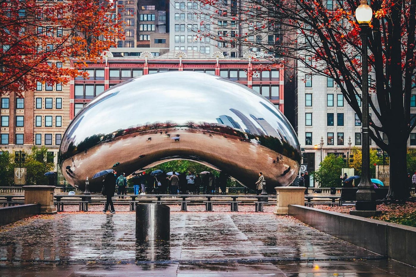 Mickey Markoff Air Sea Exec 2023 — Photo of the bean reflective architectural art in Chicago.