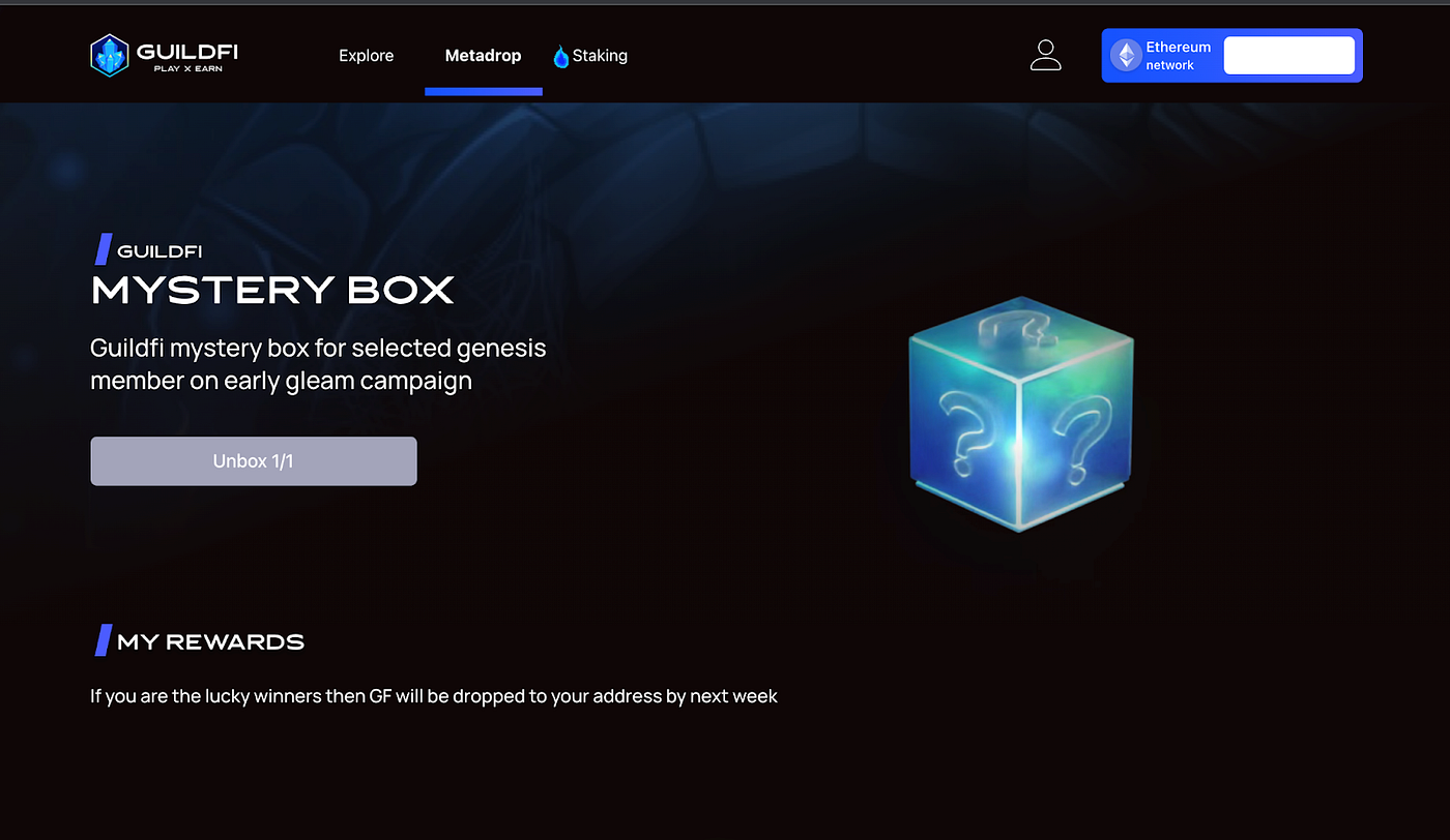 Mystery Box Rewards and Sipher Rewards Announcement with How-To Guide | by  GuildFi | GuildFi | Medium