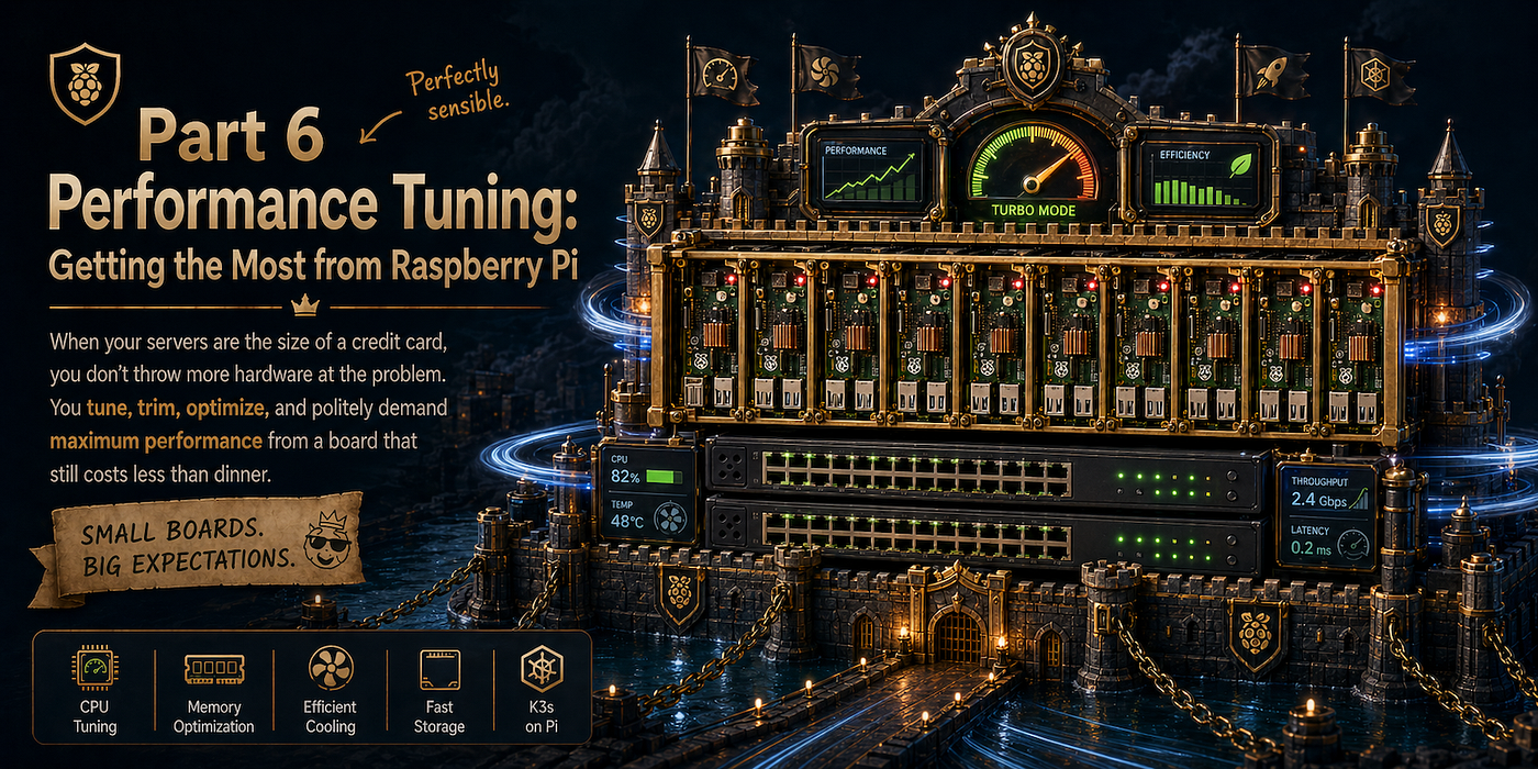 Part 6 — Performance Tuning: Getting the Most from Raspberry Pi