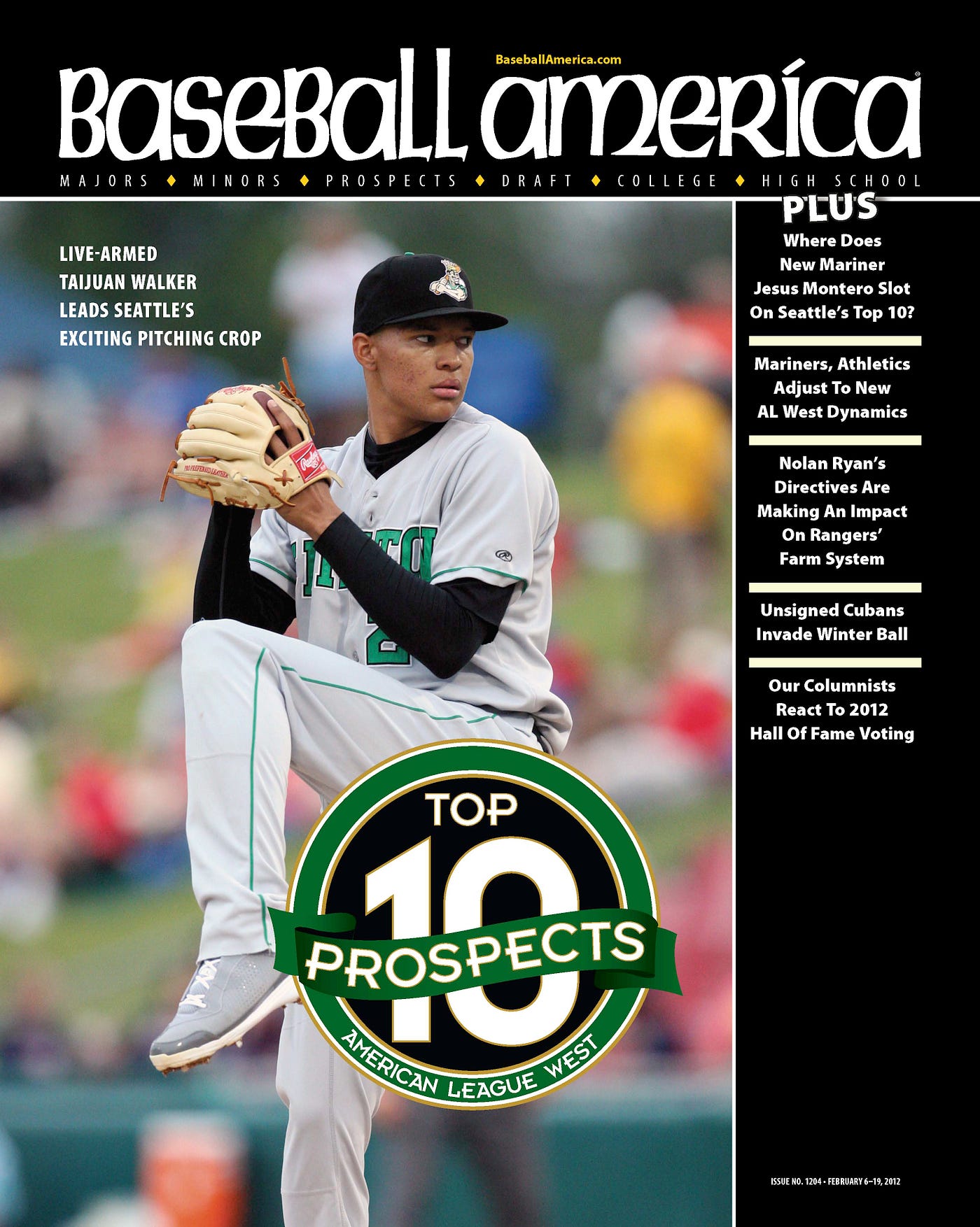 Baseball America Cover Boy — Taijuan Walker by Mariners PR From the Corner of Edgar and Dave