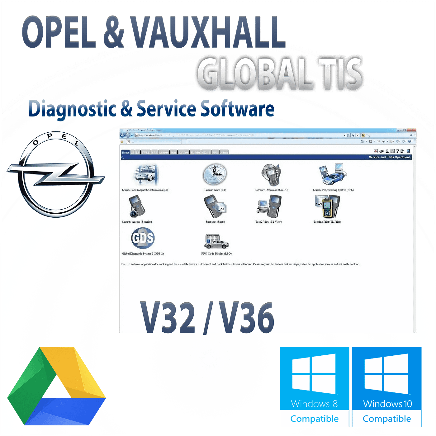 Opel Vauxhall Global Tis V32.0b