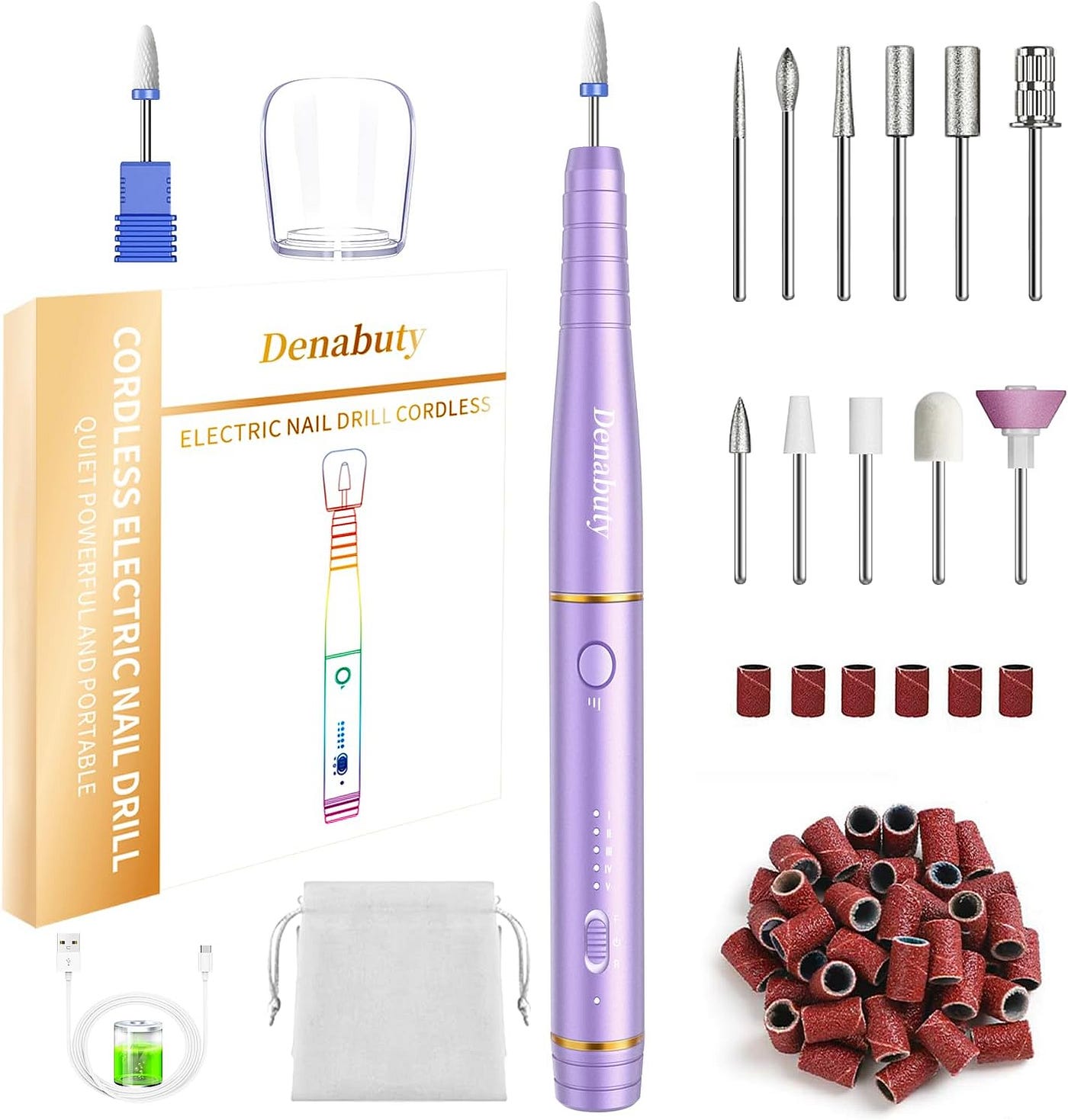 Review : Ponceuse Denabuty Sans Fil Puissante