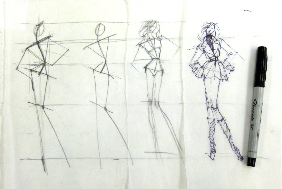 Marker Techniques for Fashion Illustration  How to Do a Marker Gradient   YouTube