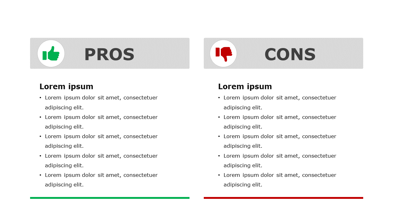 Pros & Cons