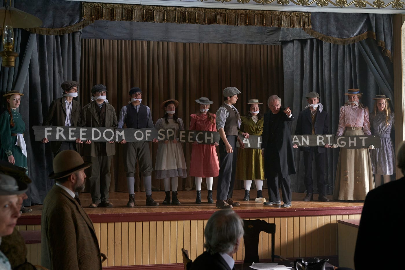 Anne and her classmates initiated a movement for freedom of speech (pic: Northwood Entertainment/ Anne with an E)