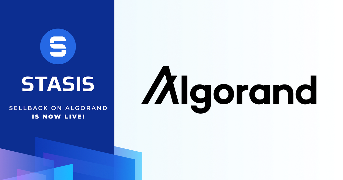 STASIS Sellback on Algorand is now Live! | by Krypto Walker | STASIS Blog |  Medium